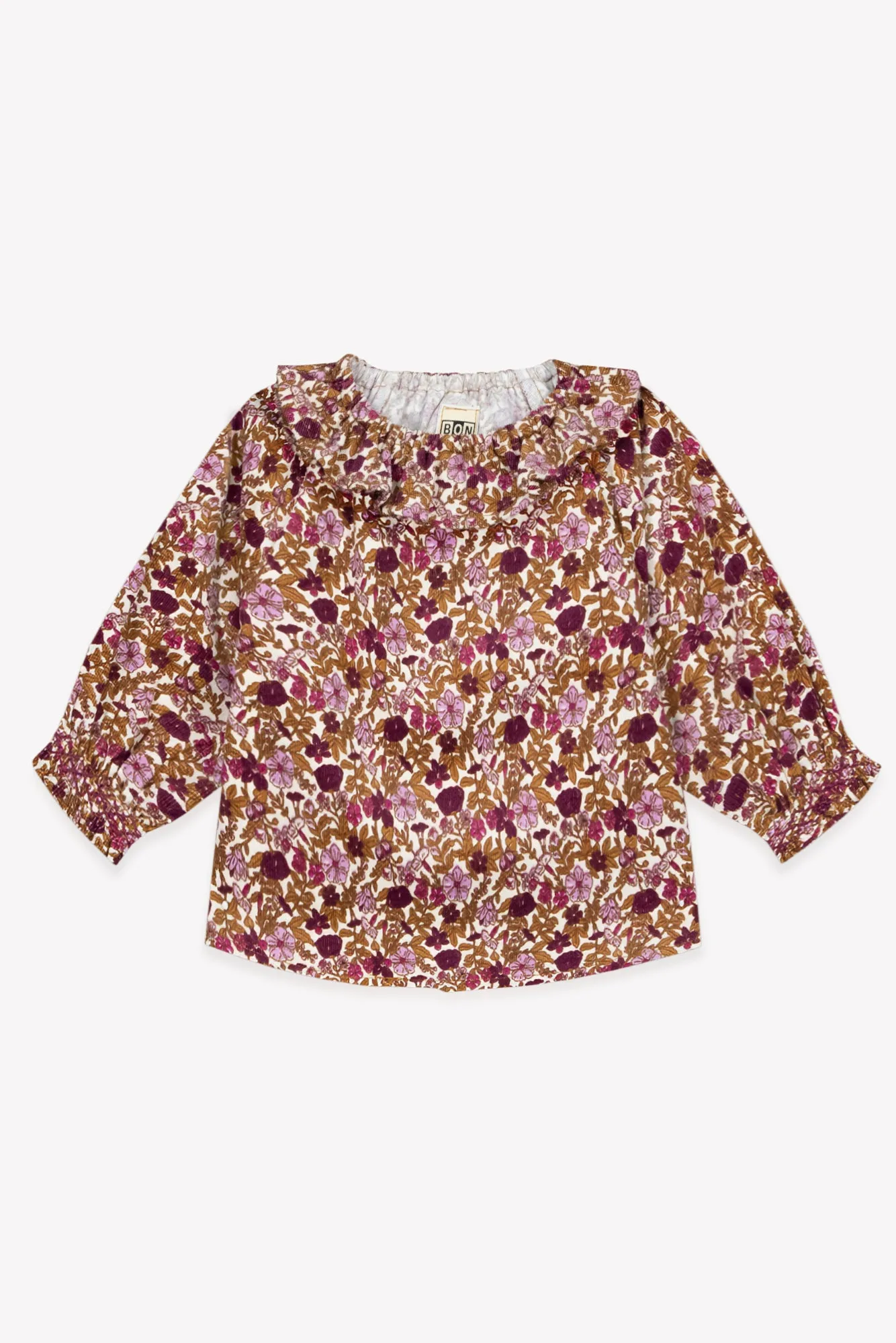 Blouse - Solane Flowers Velours