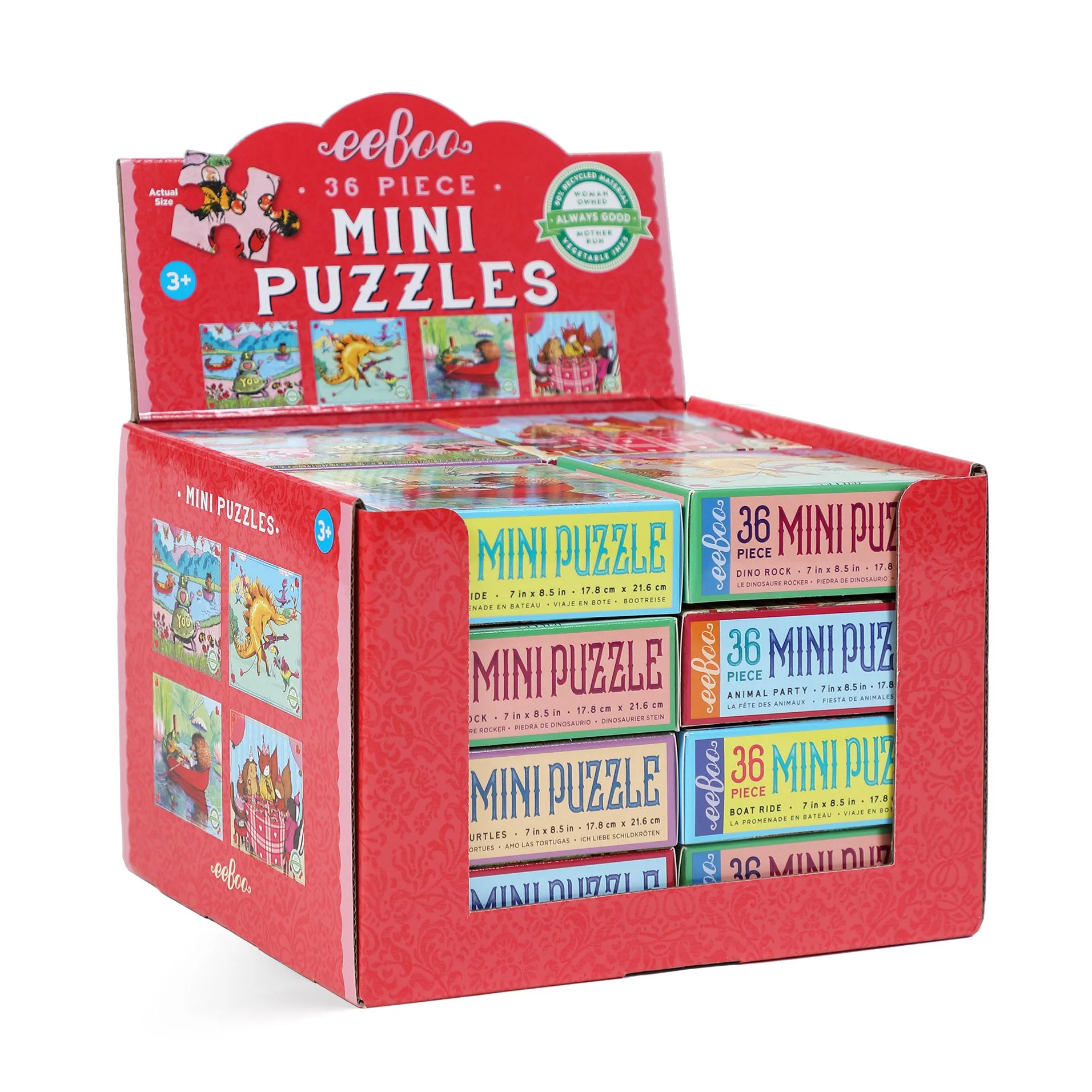 Assortiments de mini-puzzles pour cadeaux de Saint-Valentin