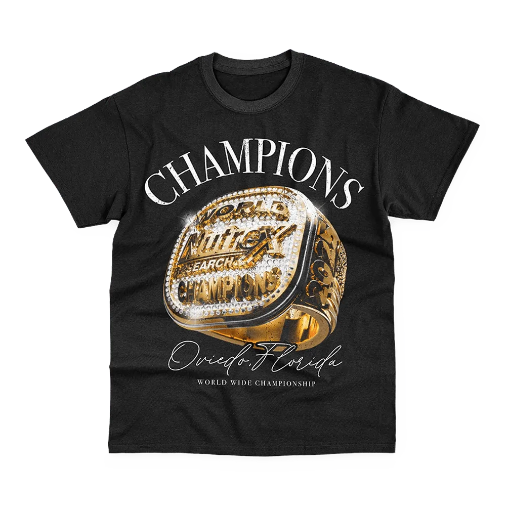World Championship Ring Tee vs Anabol Gas Mask Tee