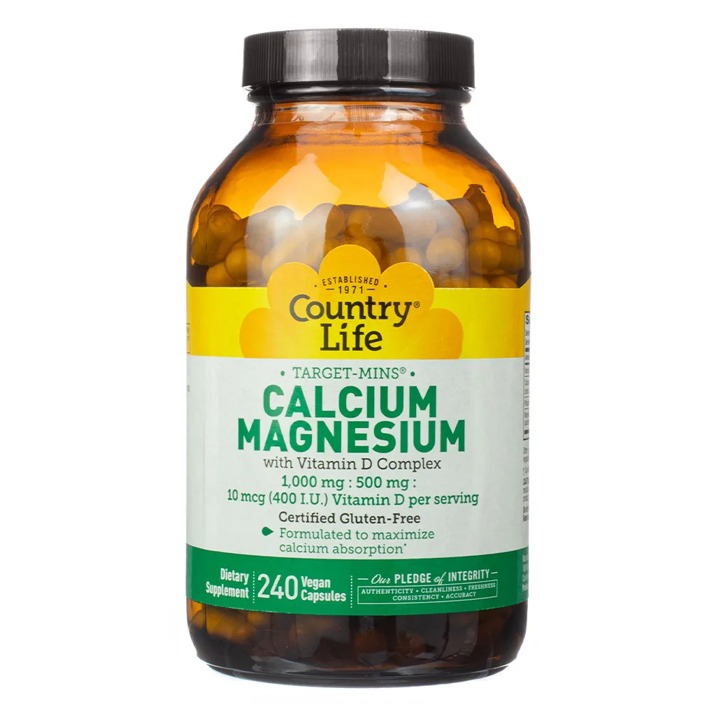 Country Life Calcium Magnesium with Vitamin D Complex