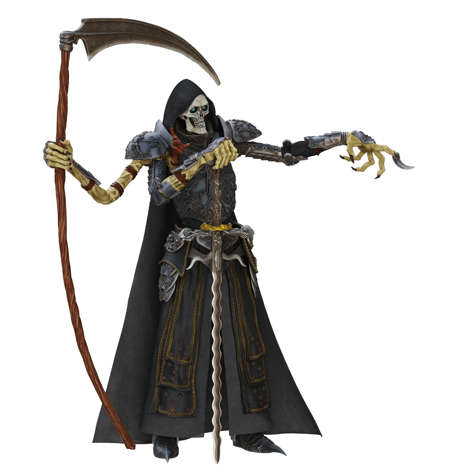 Akční figurka Court of the Dead v měřítku 1:12 | Demithyle: Generál Ženců