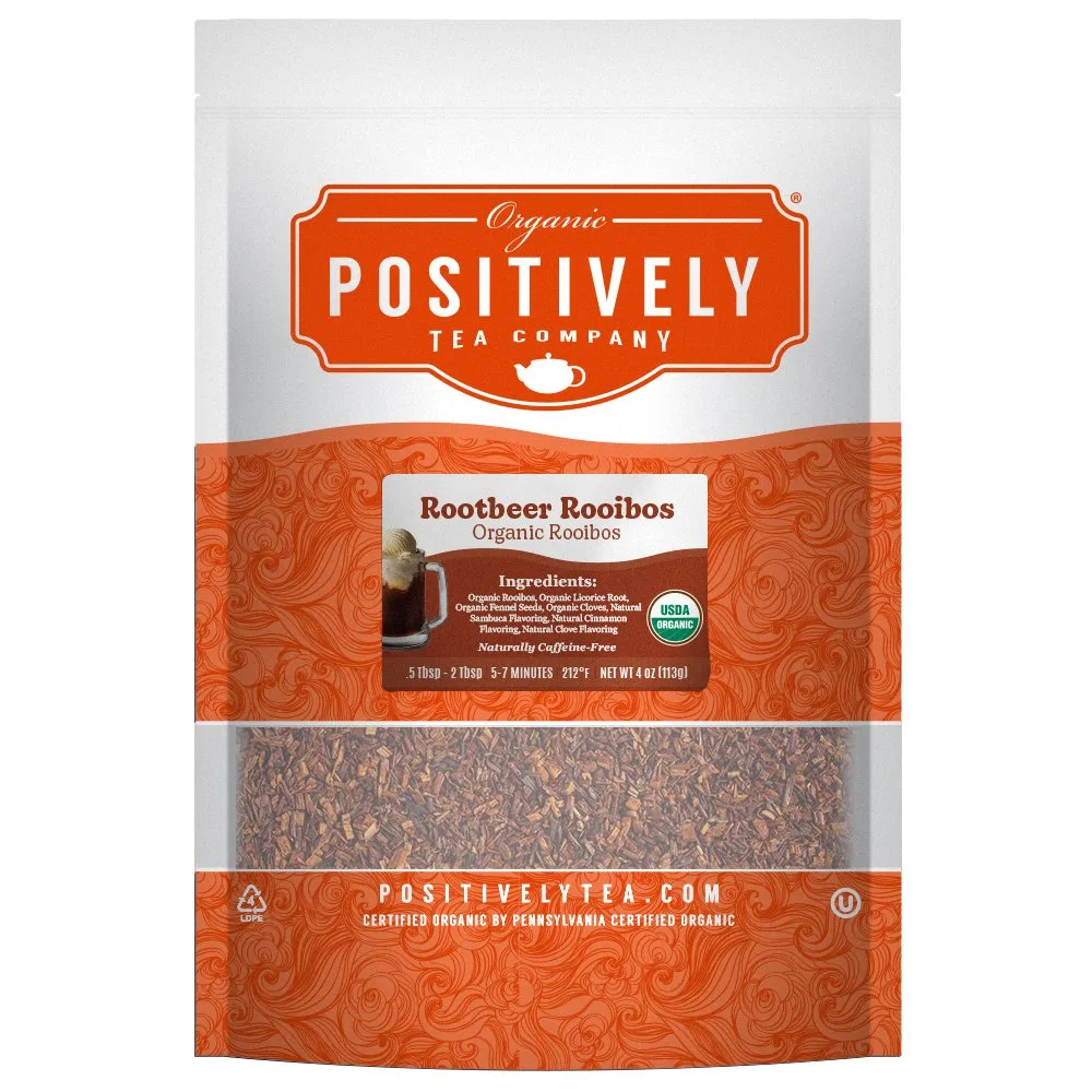 Rooibos Orgânico de Cerveja de Raiz - Chá de Folhas Soltas