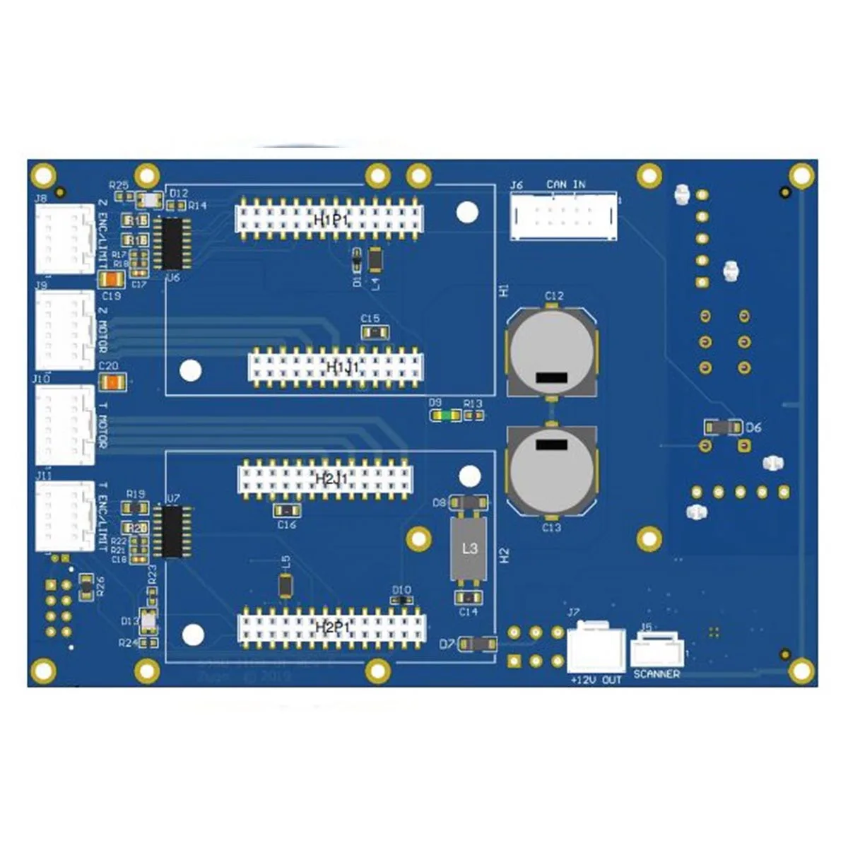 Placa Stepnet P/S de doble eje
