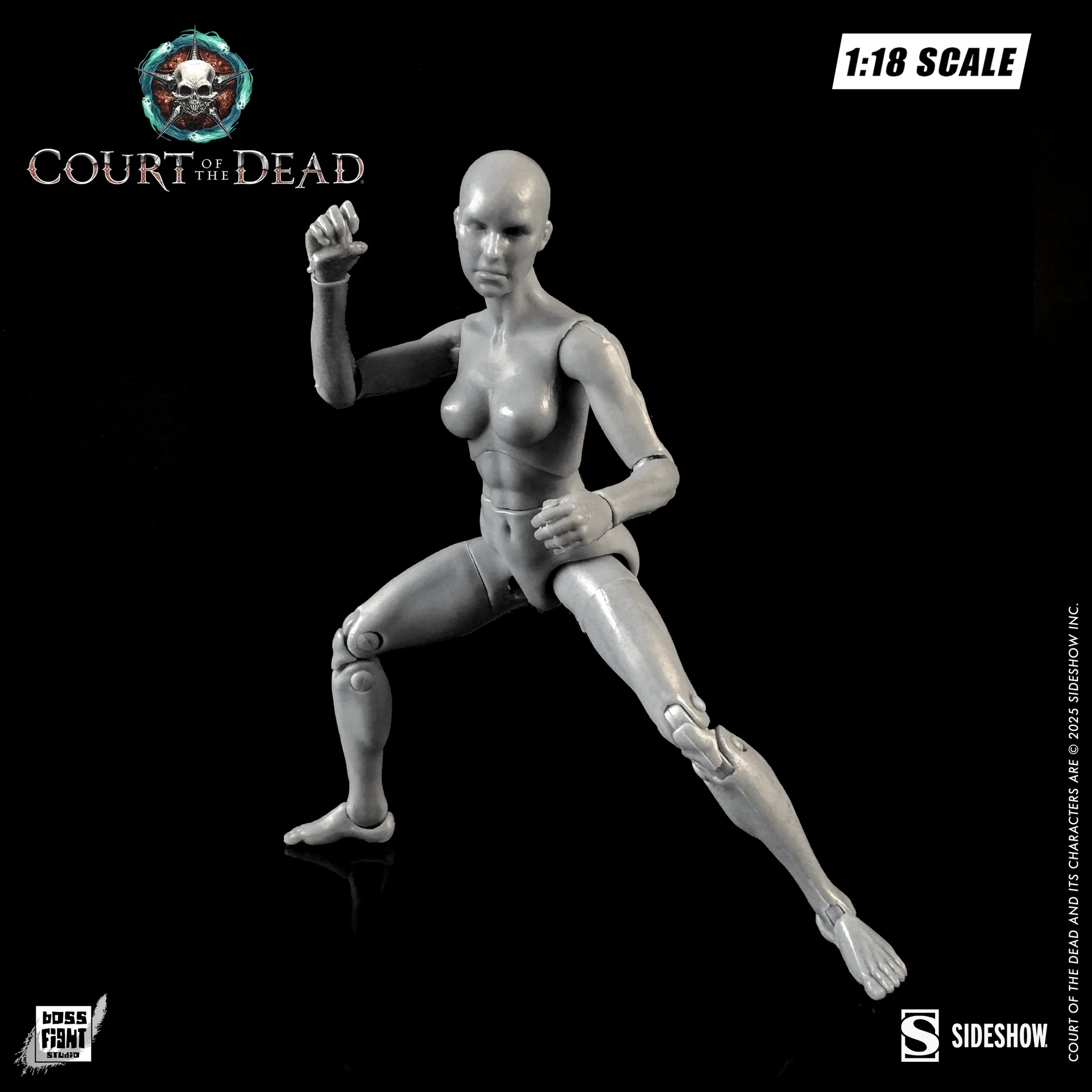 Court of the Dead 1:18th Scale Action Figure Blank | Ethereal Ash Female