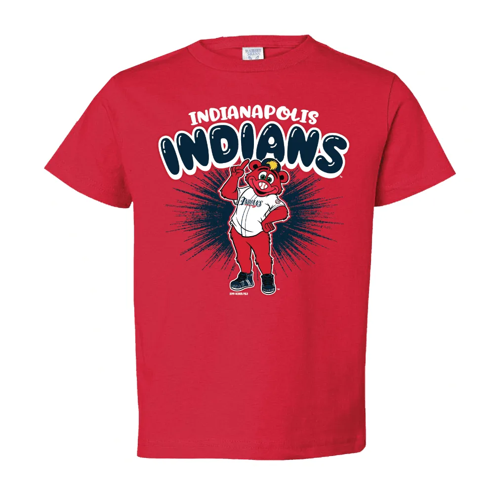 Maglietta Rowdie Duran rossa per bambini Indianapolis Indians