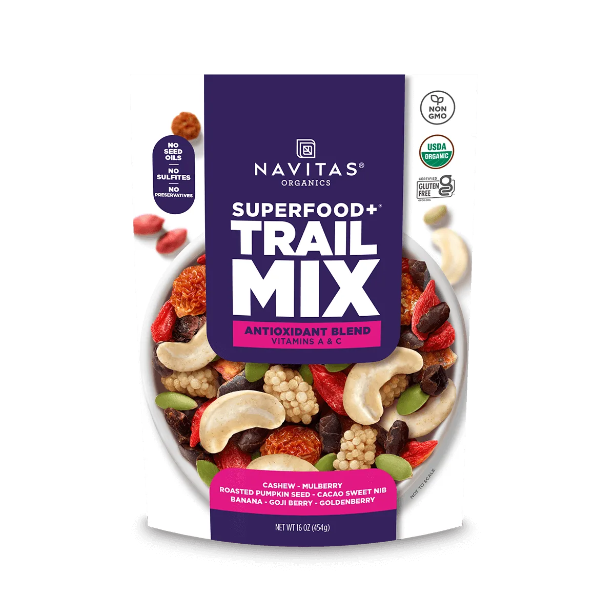 Mezcla de frutos secos Superfood+ con antioxidantes