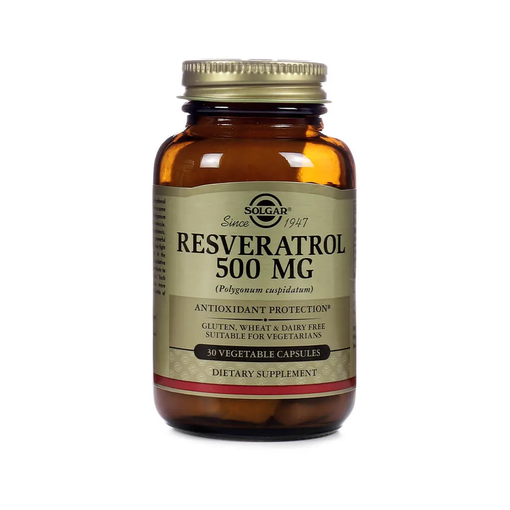 Solgar Resveratrol 500mg Capsules