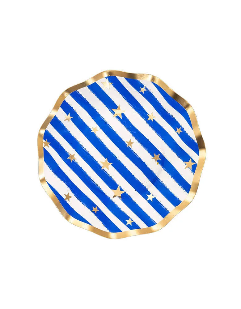 Wavy Patriotic Confetti Appetizer/Dessert Bowls (Set of 8)