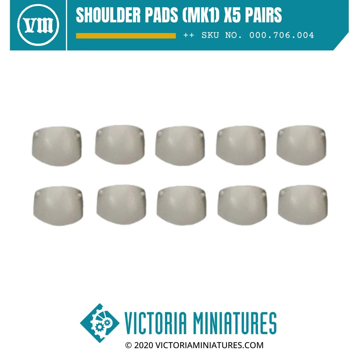 Shoulder Pads (Mk1) x5 Pairs