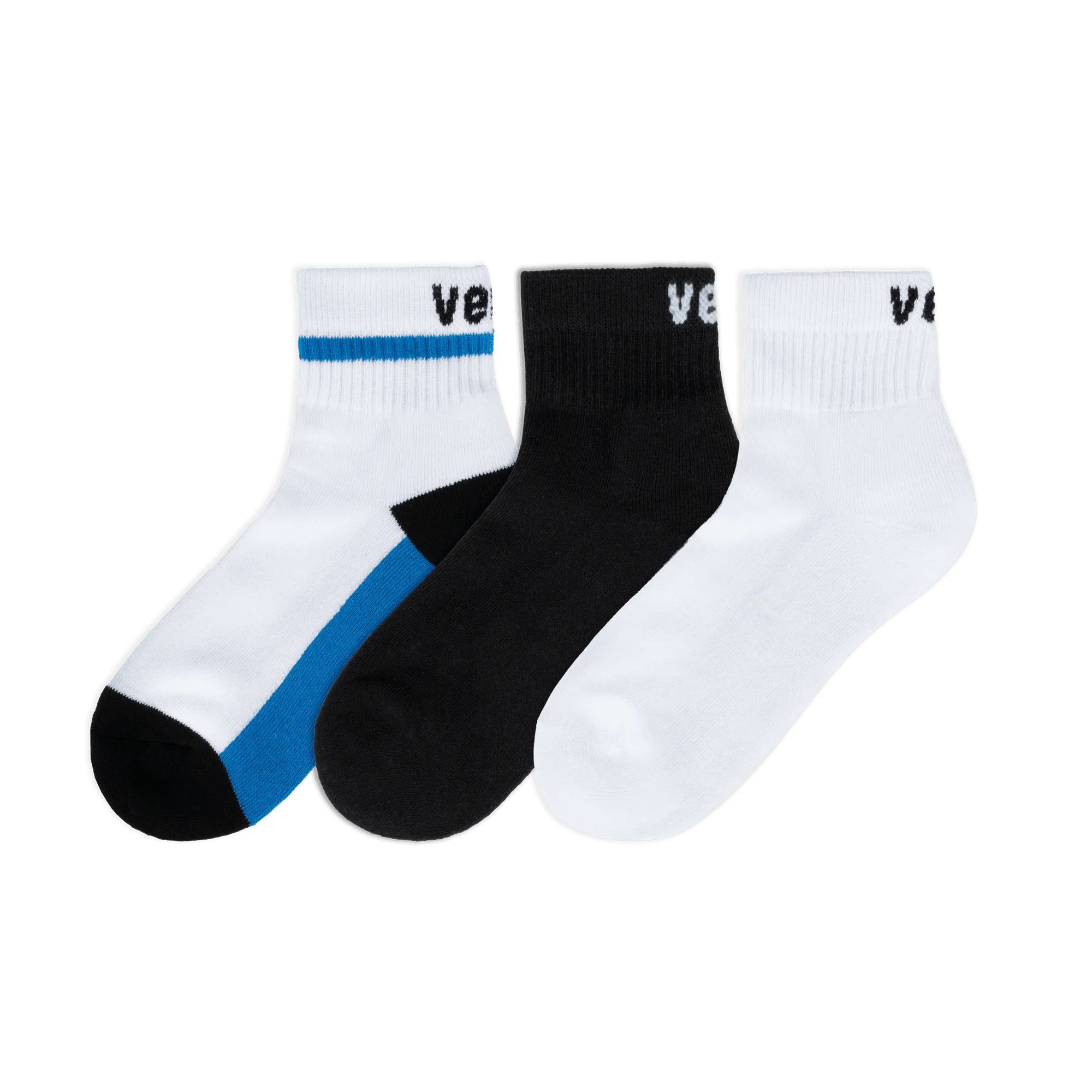 3-Pack Mid Crew Socks