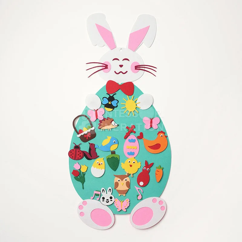 Lapin en feutre Montessori