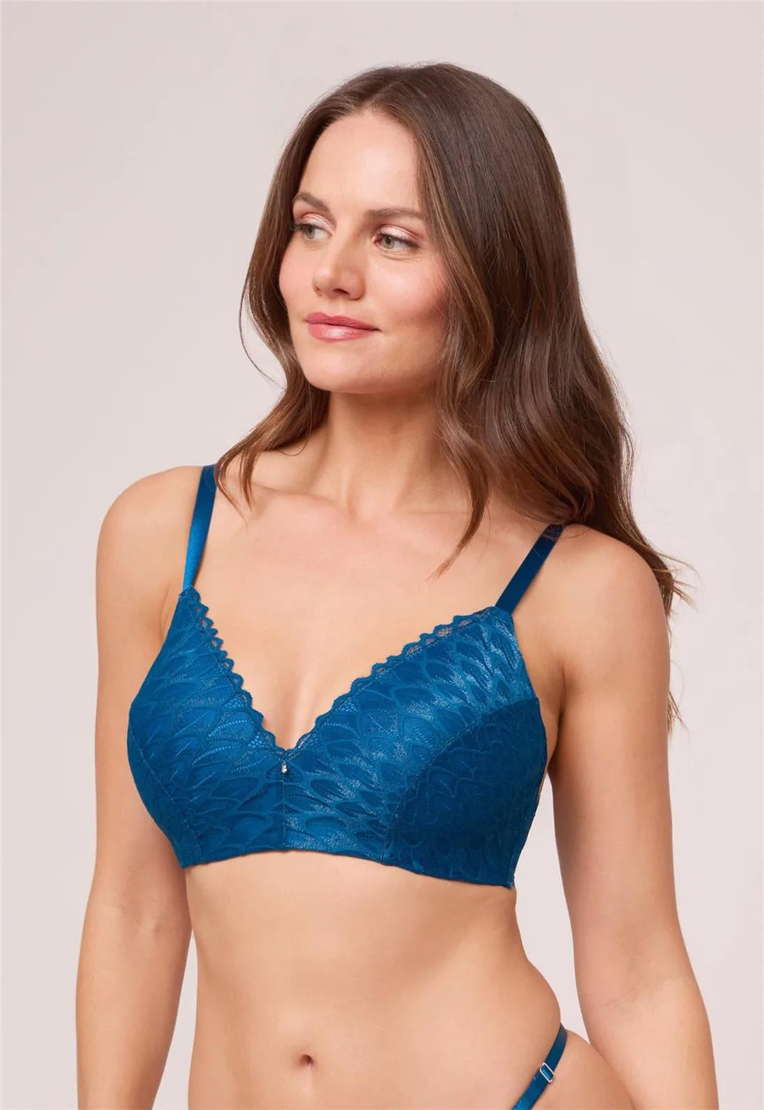 Lacy Wire-Free Bra