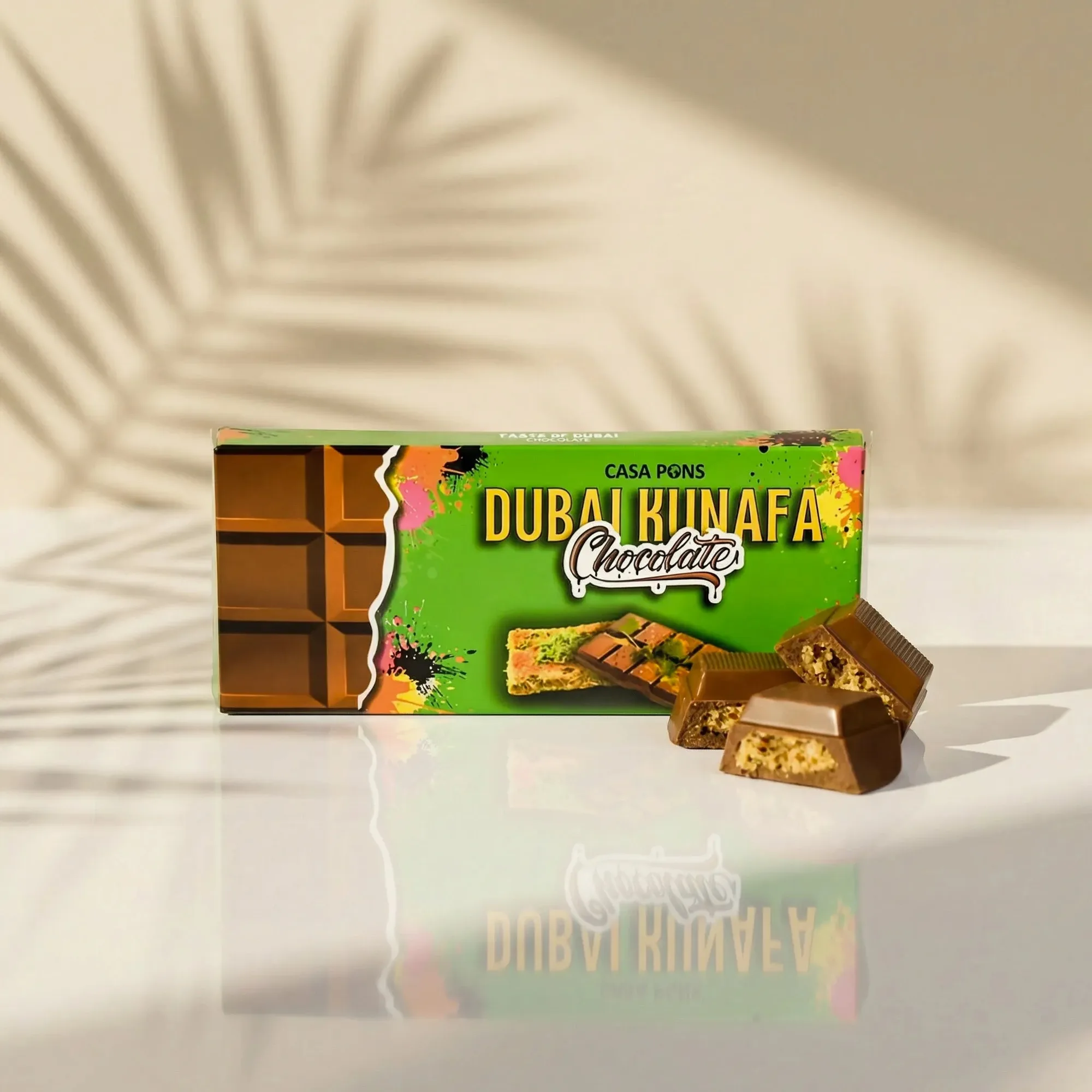 Dubai Chocolate Kunafa Bar – Small (70 g)