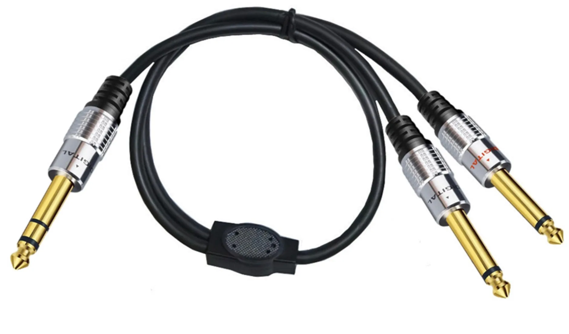كابلات تقسيم Y 6.35mm: TS Mono مقابل TRS Stereo