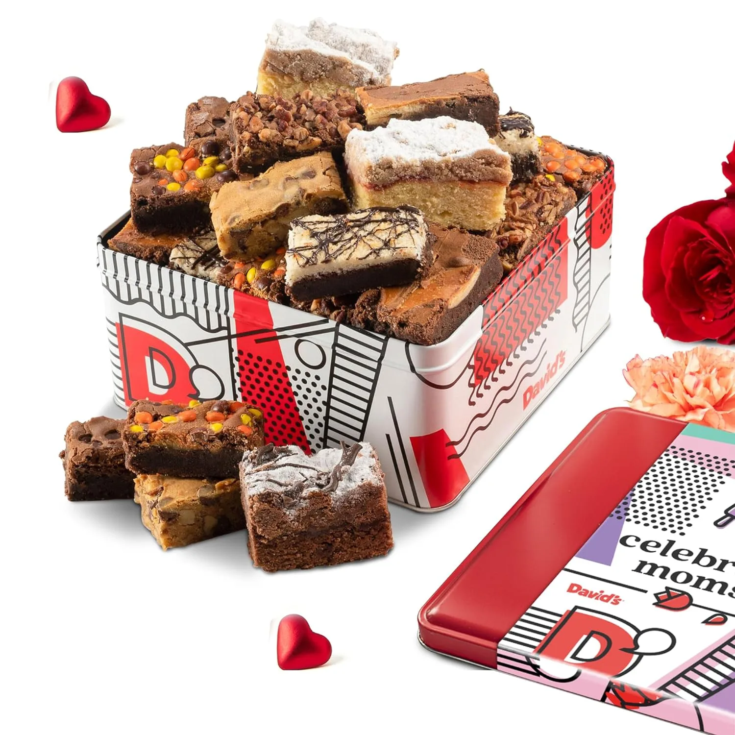 Den matek Směs brownies a drobenkového dortu v plechovce