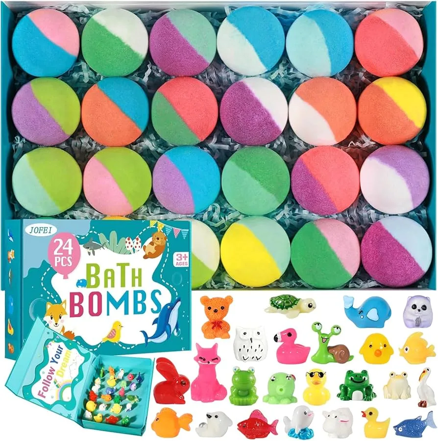 Conjunto de bombas de banho para crianças: diversão segura para bebés?