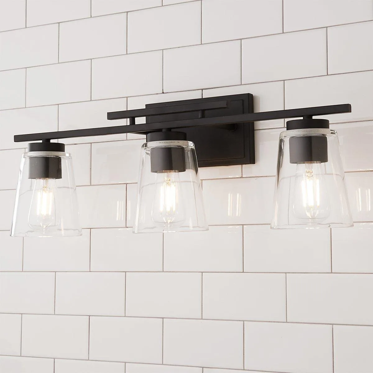 T Bar Taper Vanity Light - 3 Light