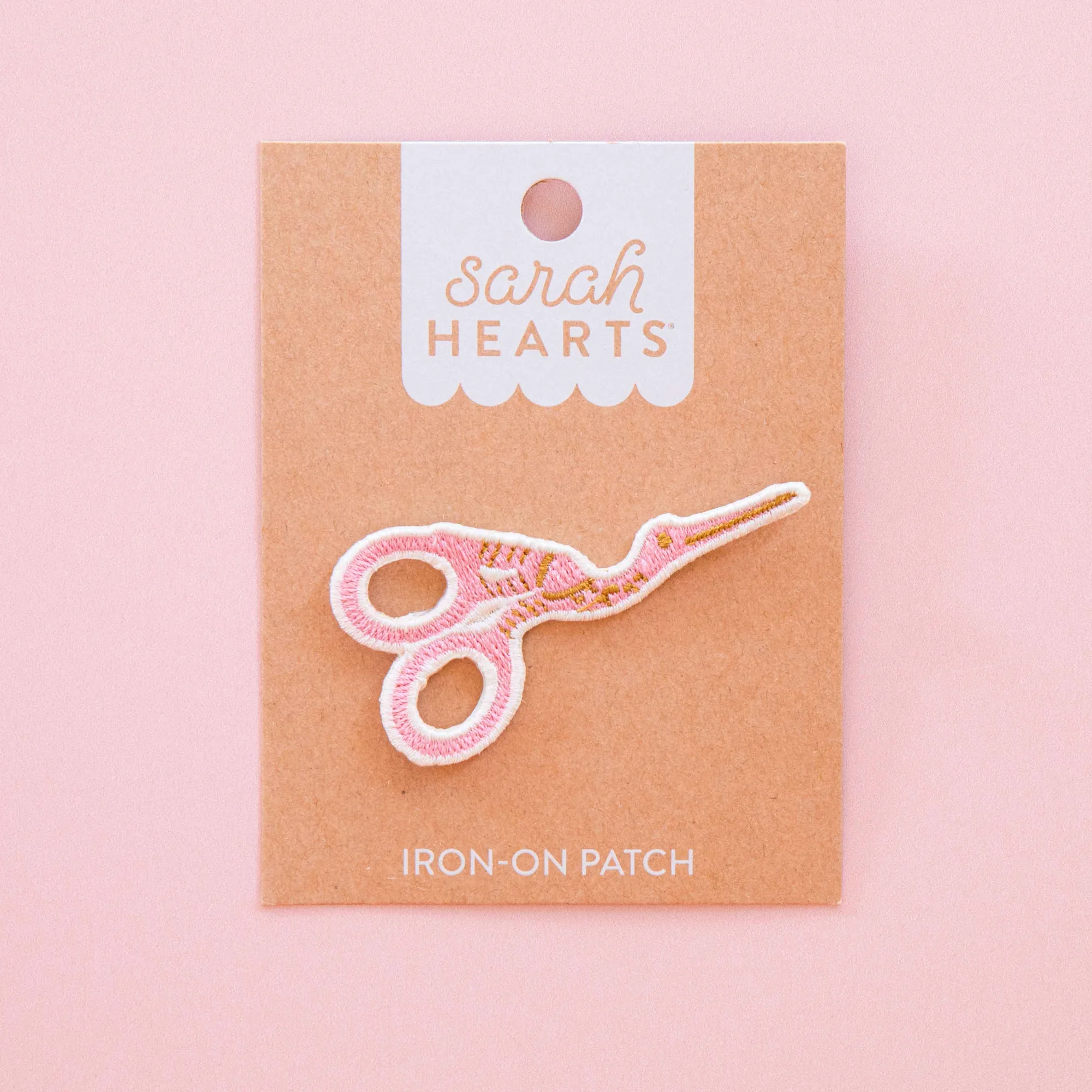 How to Sew a Stork Scissor Patch on a Quilt Jacket