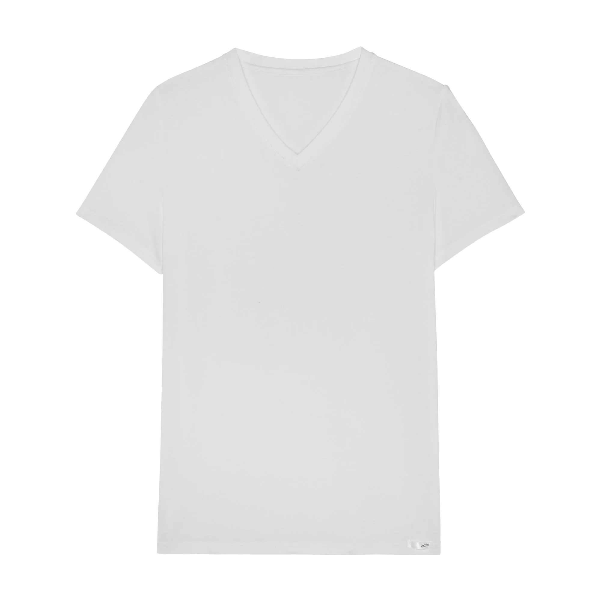 Tencel Soft V-Neck T-Shirt | White 402466-0003