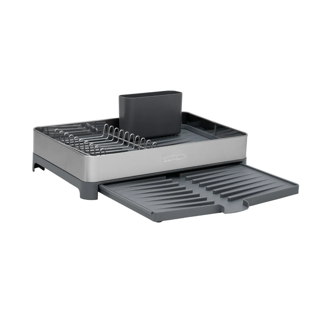 Tramontina Expandable Dish Rack, Stainless Steel/Polypropylene