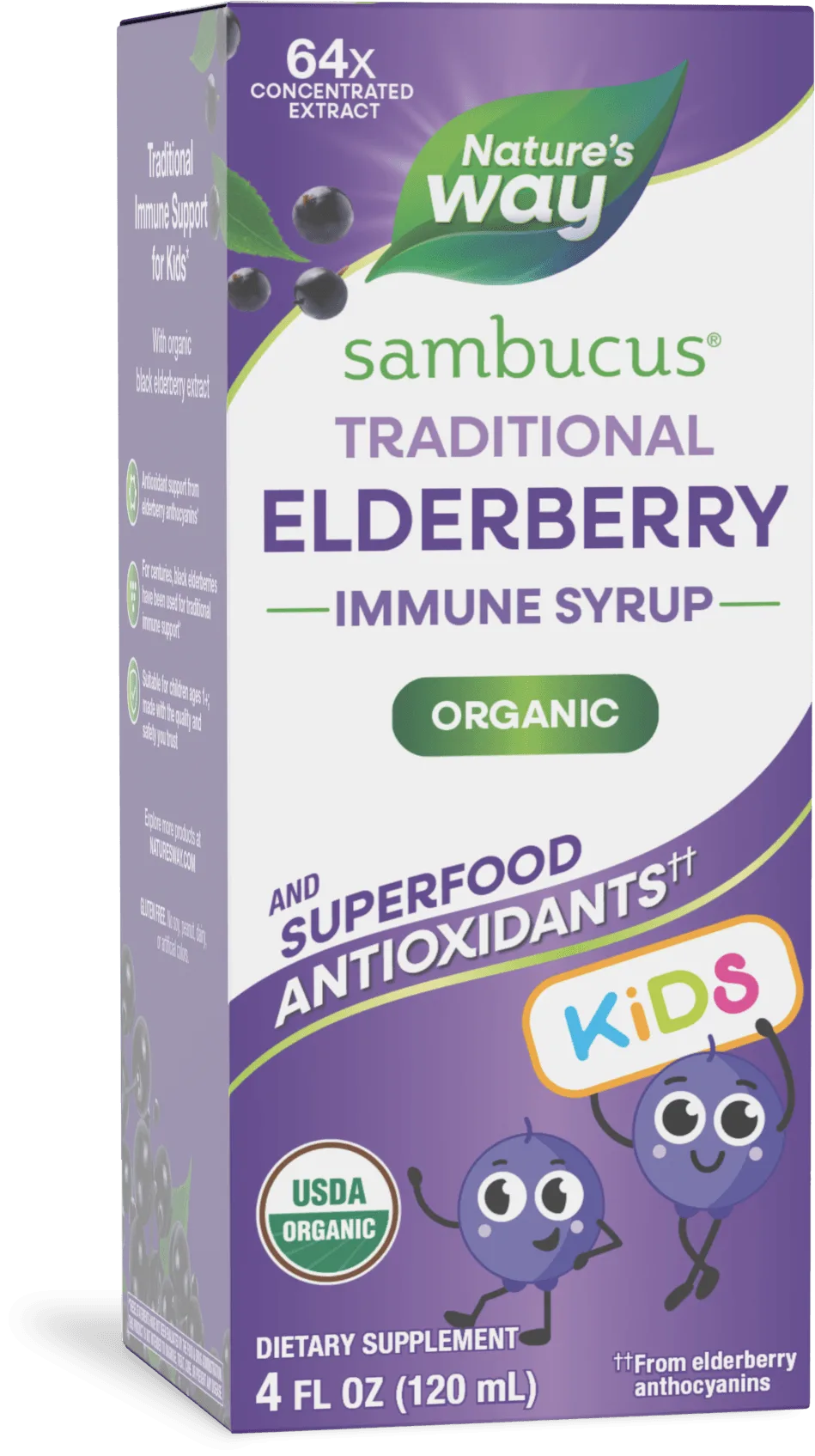 Sambucus Organický tradiční bezinkový imunitní sirup pro děti