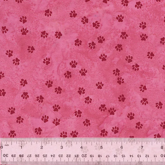 Anthology Novelty - Cat Nap Tired Paws Batik Sunset Fabric