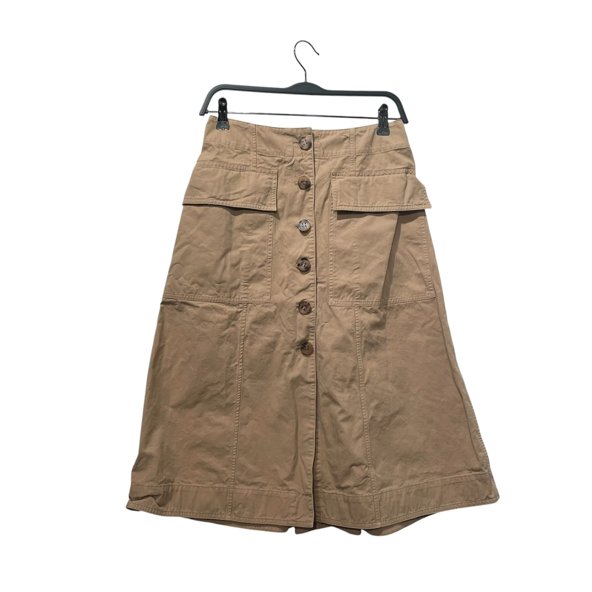 Acne Studios/Langer Rock/36/Baumwolle/BEG/CARGO SKIRT