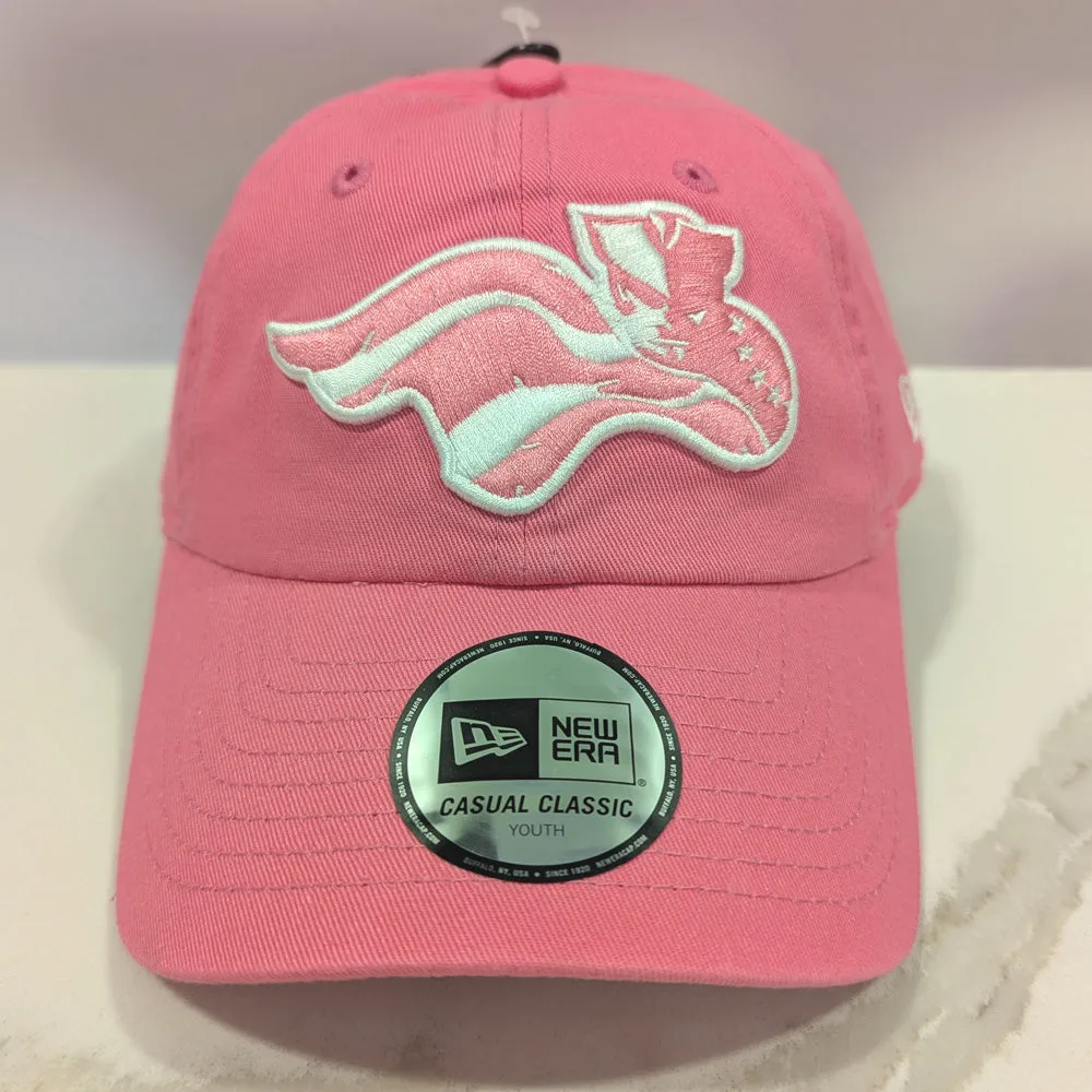 Gorra Somerset Patriots Youth New Era Team Clutch Adjustable Pop Pink
