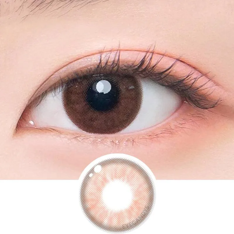 Como escolher lentes de contacto coloridas diárias para olhos castanhos