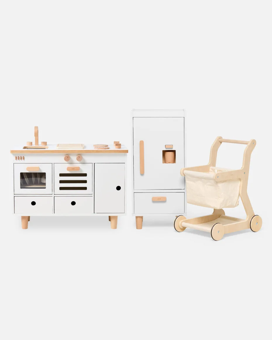 Set Up a Play Kitchen & Fridge for Toddlers