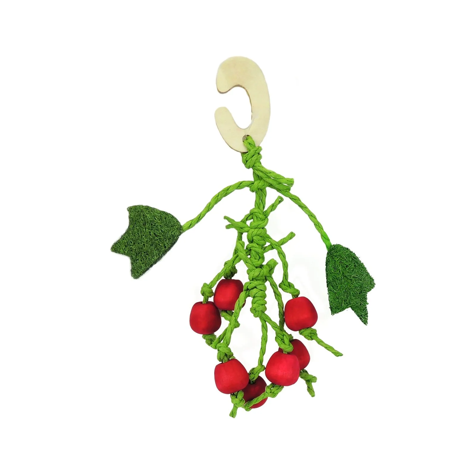 Guinea Pig Rabbit Chinchilla Eco Hanging Toy Berry Nibble – 220mm | Little Friends