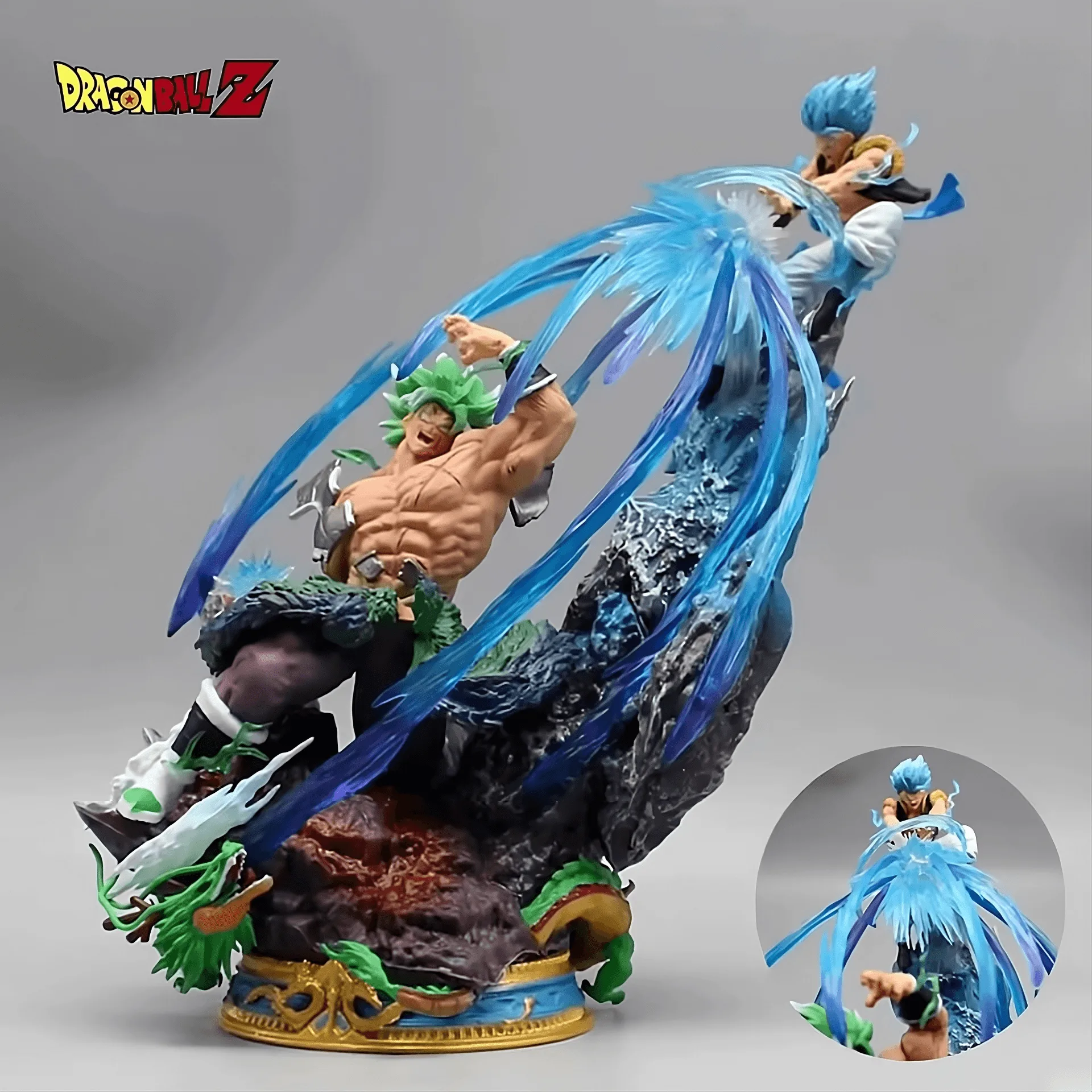 Dragon Ball Z Broly vs Gogeta Figure: Epic Battle Display