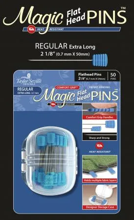 Magic Pins Flat Head Regular 50pc #219904