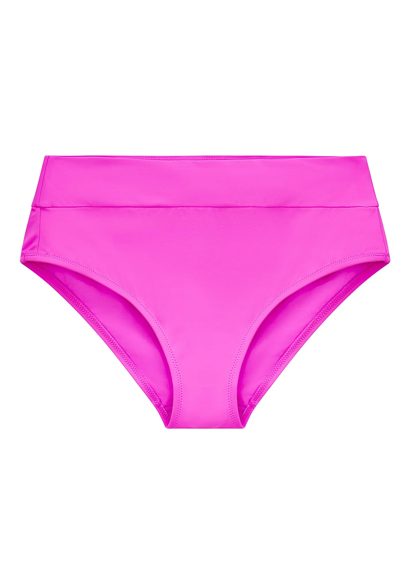 Braguita Bikini Cintura Alta Rosa Vívido Duna