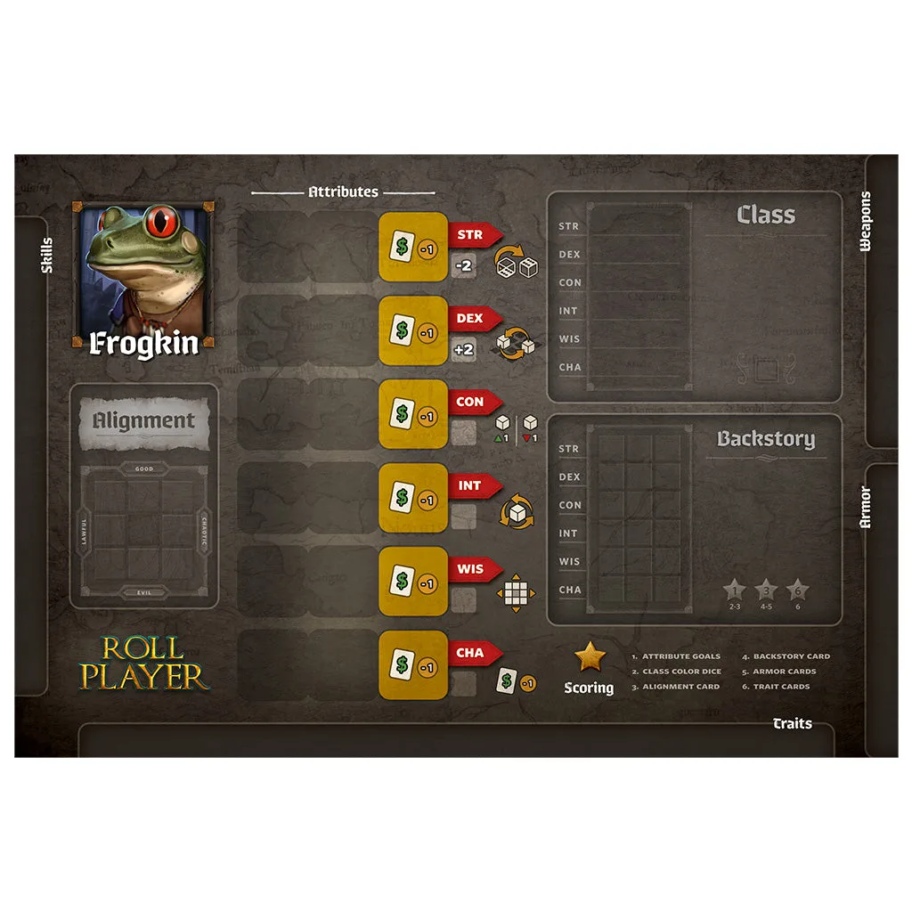 Roll Player: Frogkin Promo Punchboard
