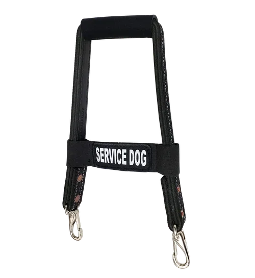 Leather Reflective Snap-On Bridge Handle