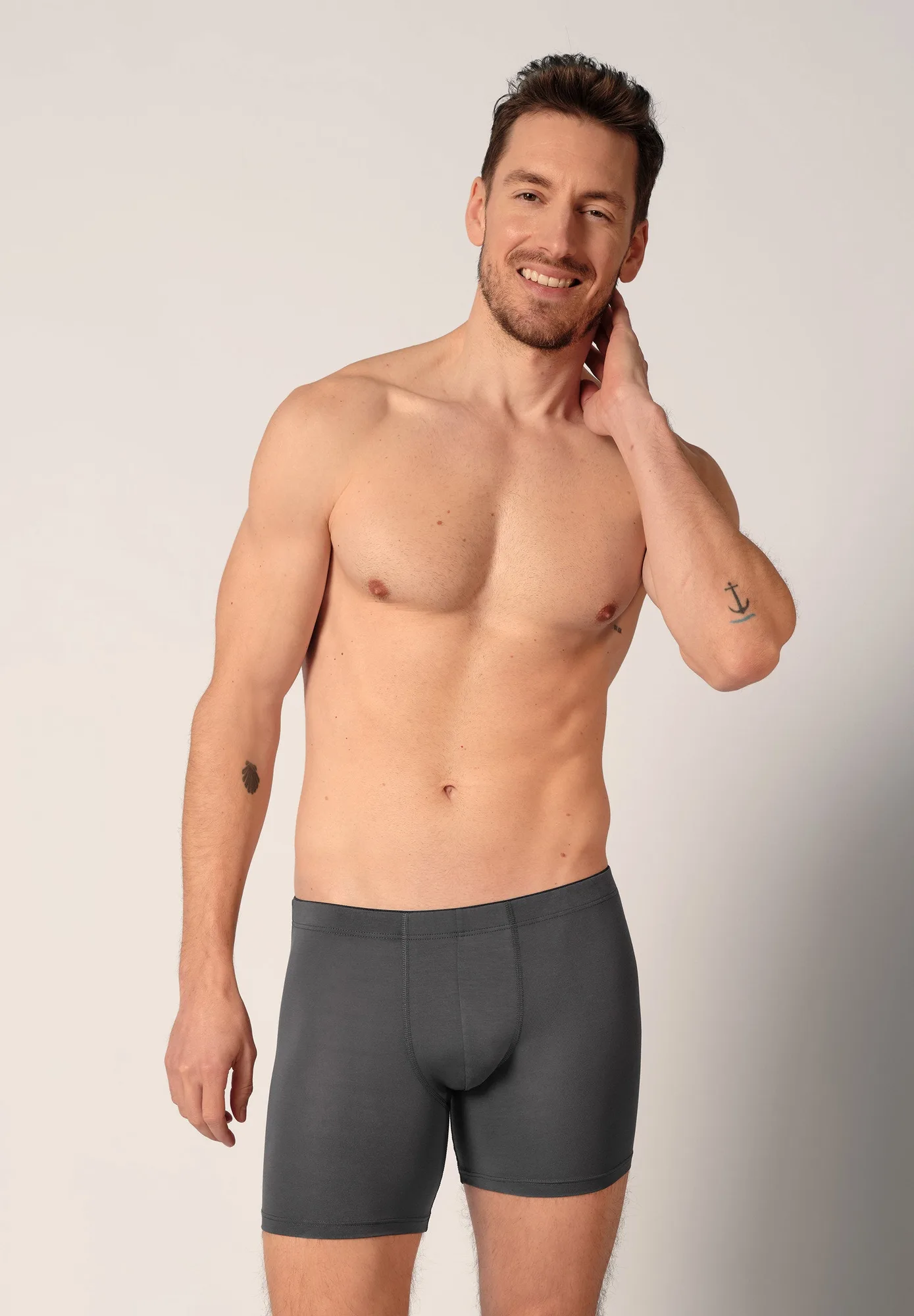 Pantalón Soft Modal pierna larga | asfalto 112630-01H182