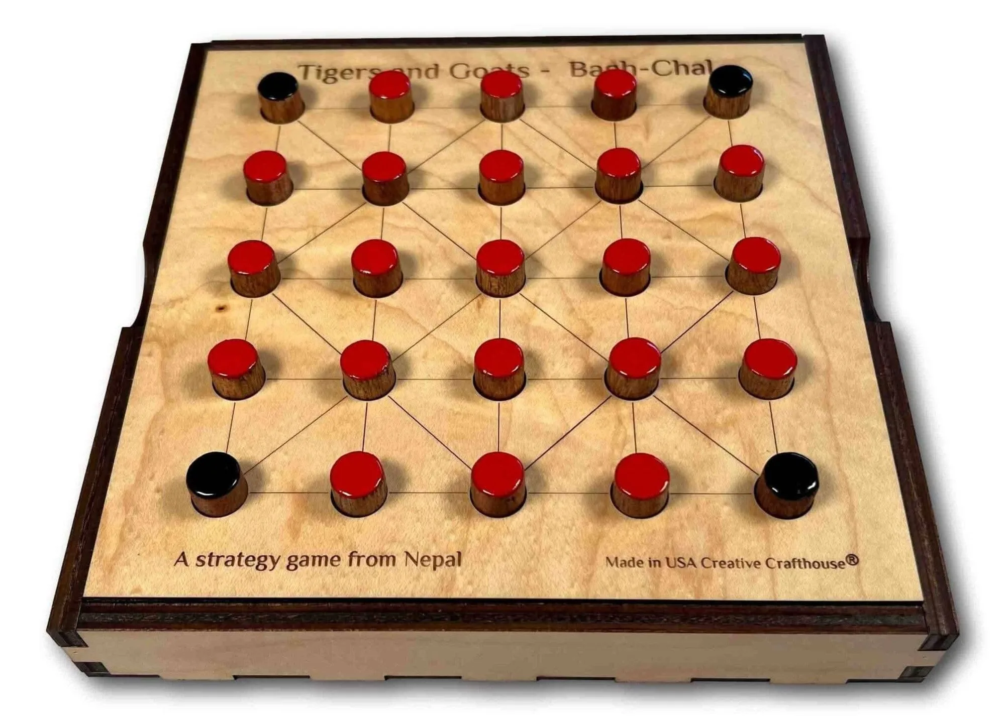 Tigers & Goats (Bagha Chal) | Two Player Strategy Game