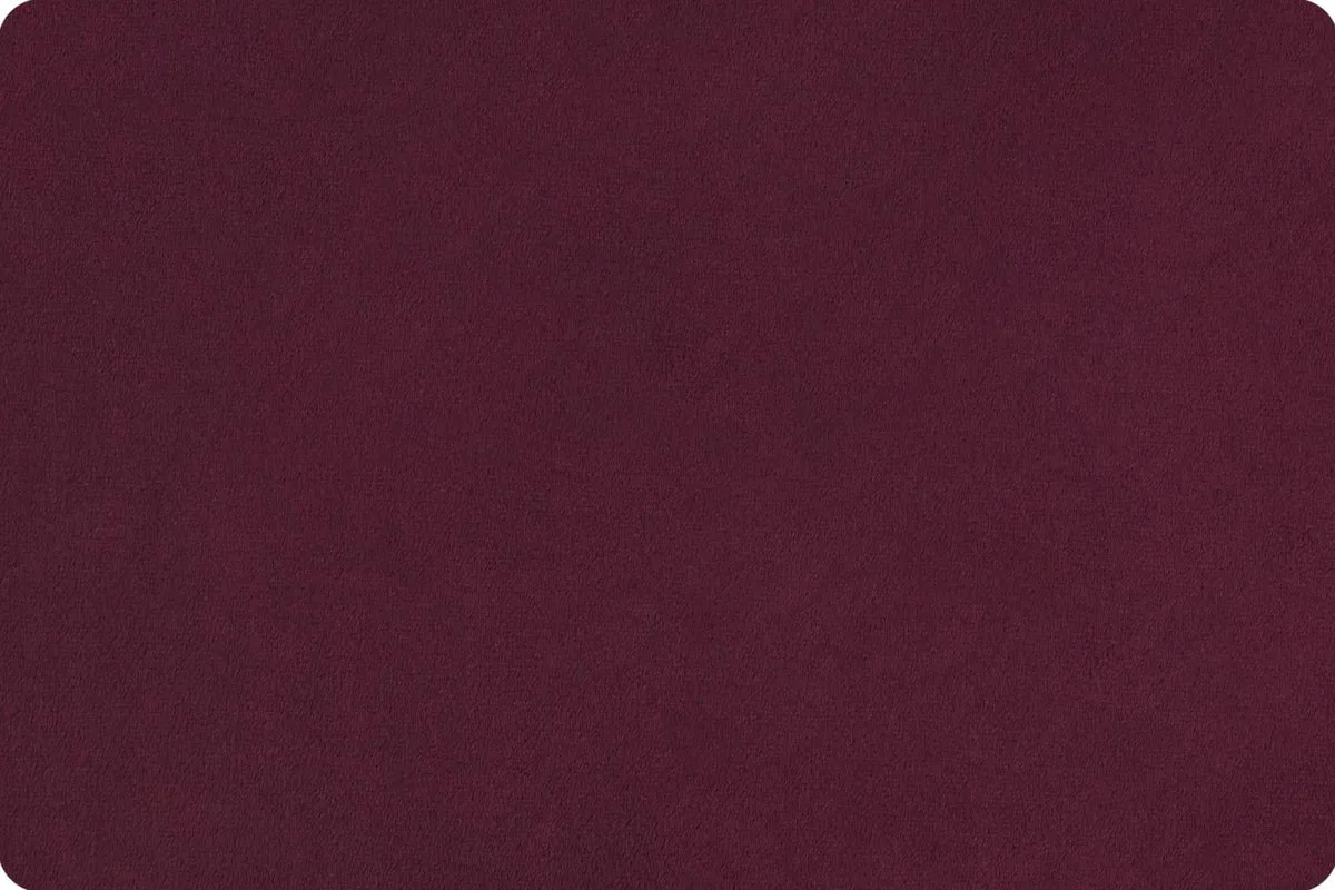 Extra Wide Solid Cuddle 3 Plumwine Yardage