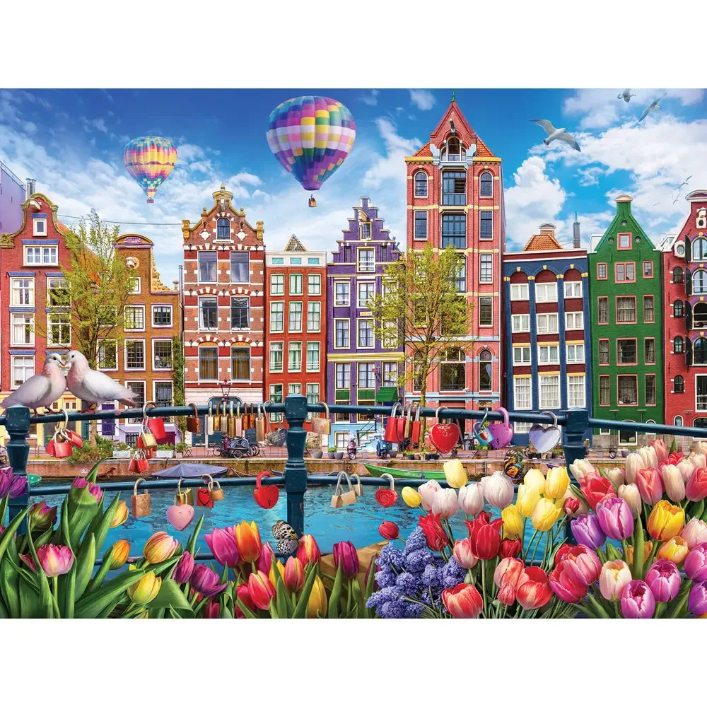 Amsterdam Tulips Jigsaw Puzzle