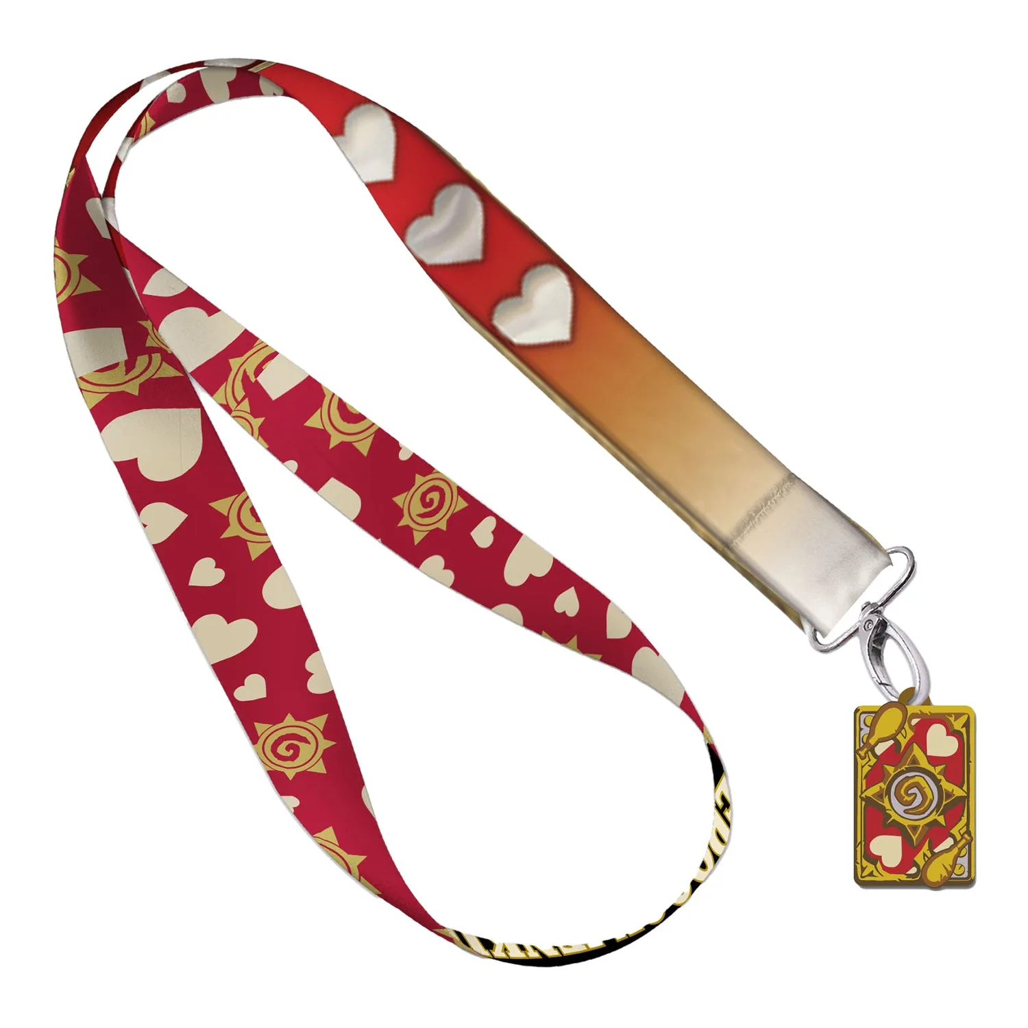 Hearthstone Lanyard with Leeroy Jenkins Card Back Charm