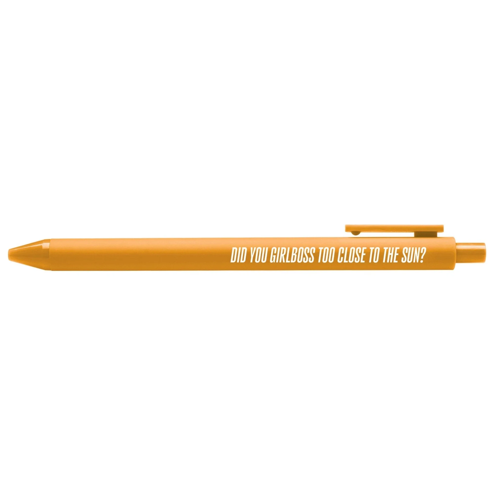 Hast du dich als Girlboss der Sonne zu nah genähert? Stift