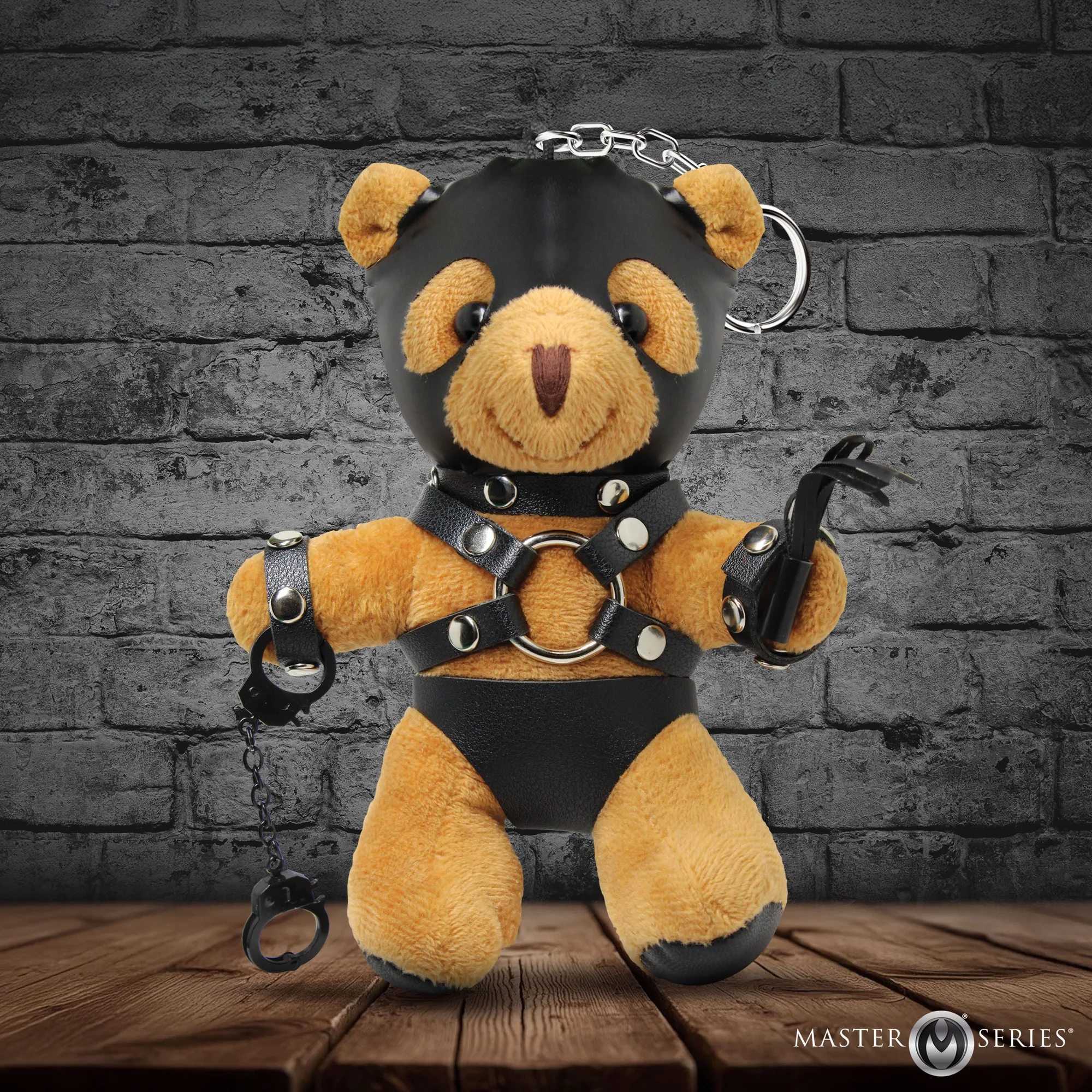 Master Bear Keychain: Discreet Toy Storage