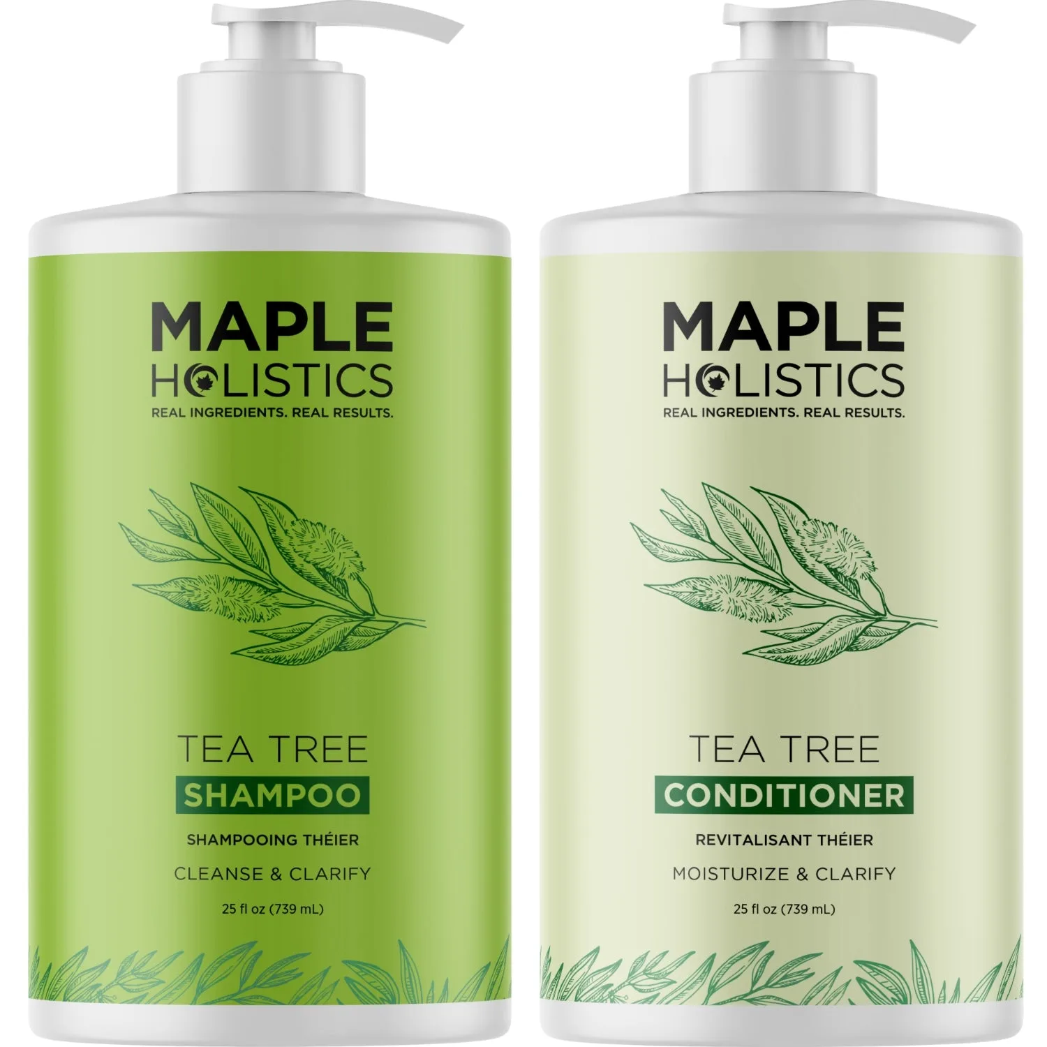 Tea Tree Shampoo and Conditioner Set for Dandruff