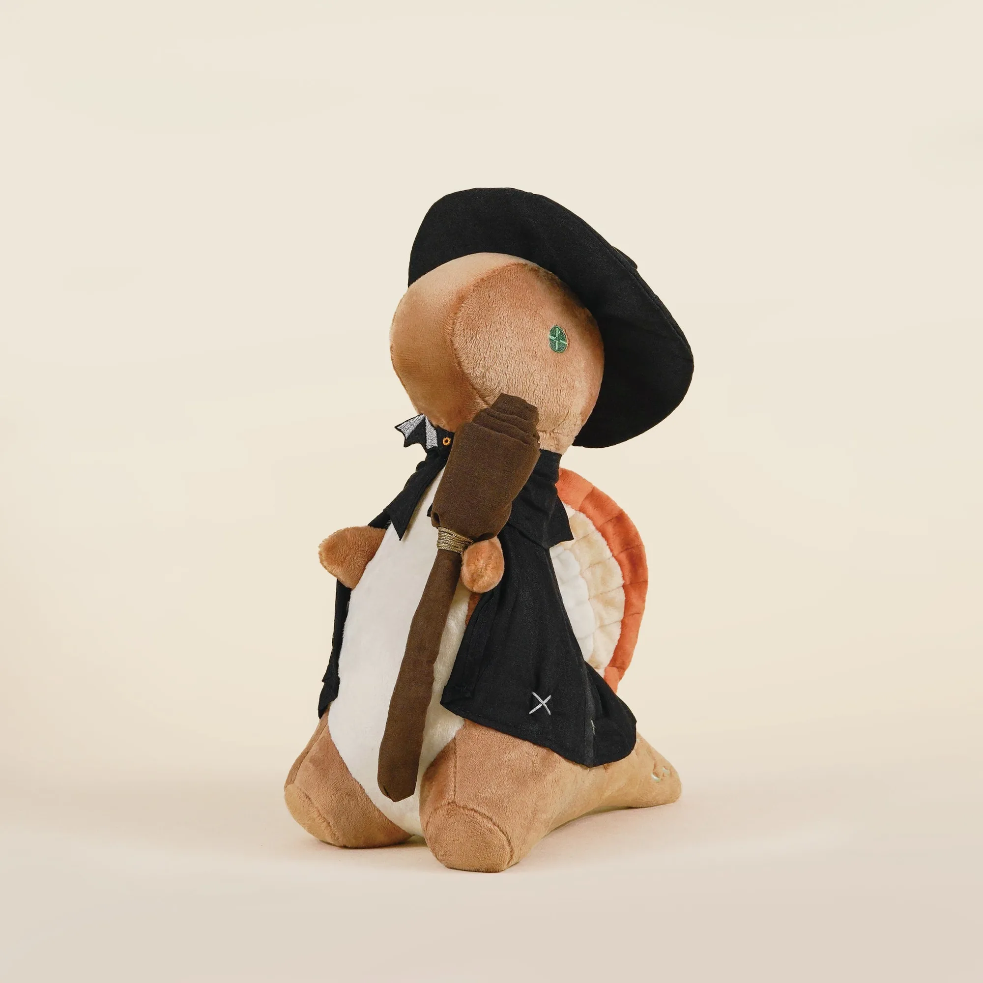 Spyni in heksenoutfit: een griezelig knuffeldier voor Halloween