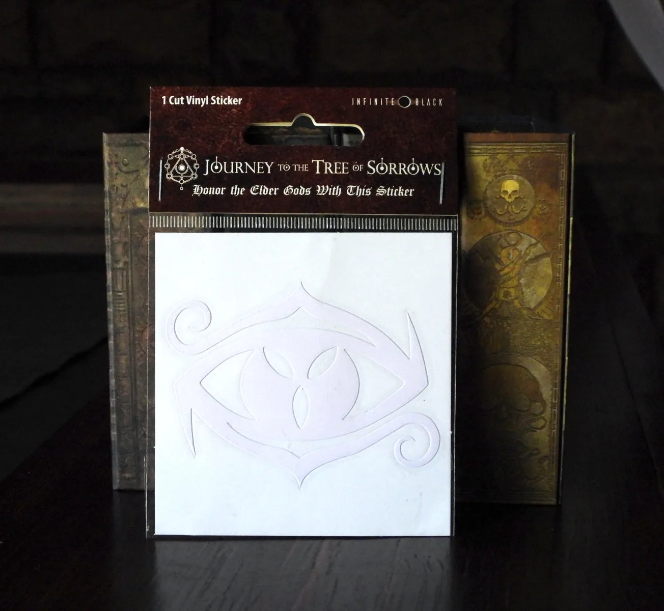 Eye of Chaos Sticker - White Vinyl Decal
