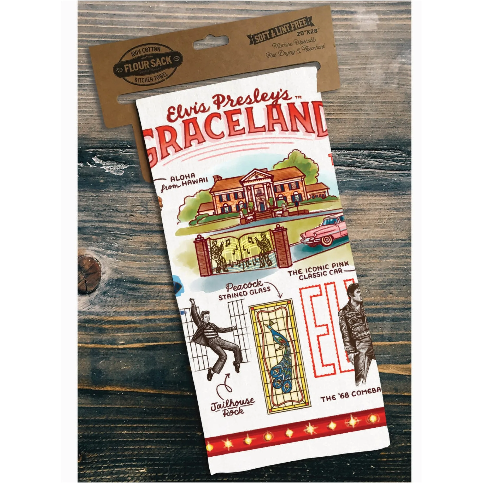Graceland Storytelling Dish Towel