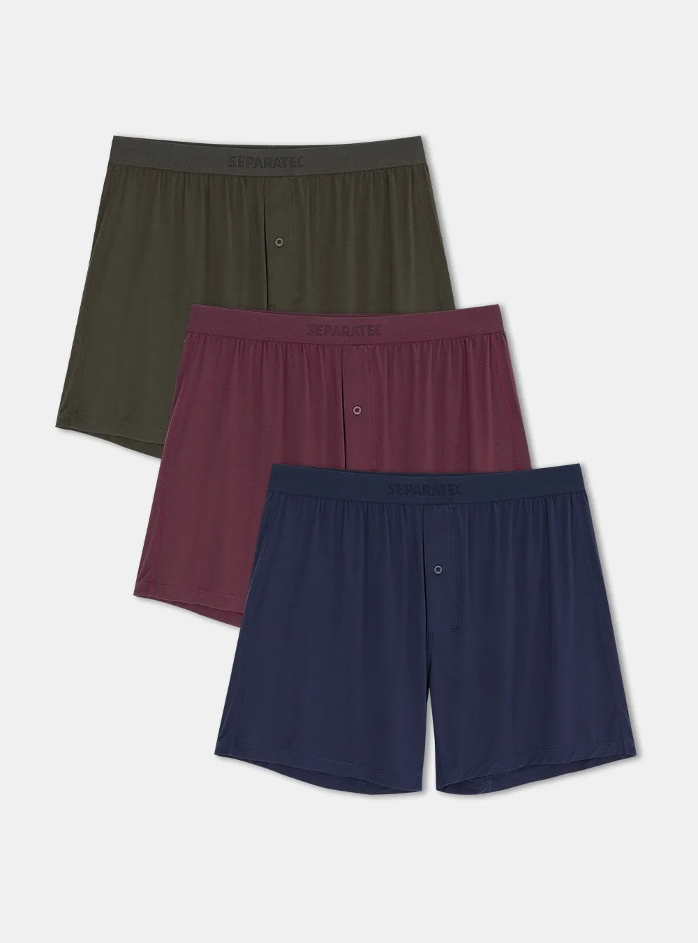Pouch-Free Ultra Soft Micro Modal Boxers 3 Pack