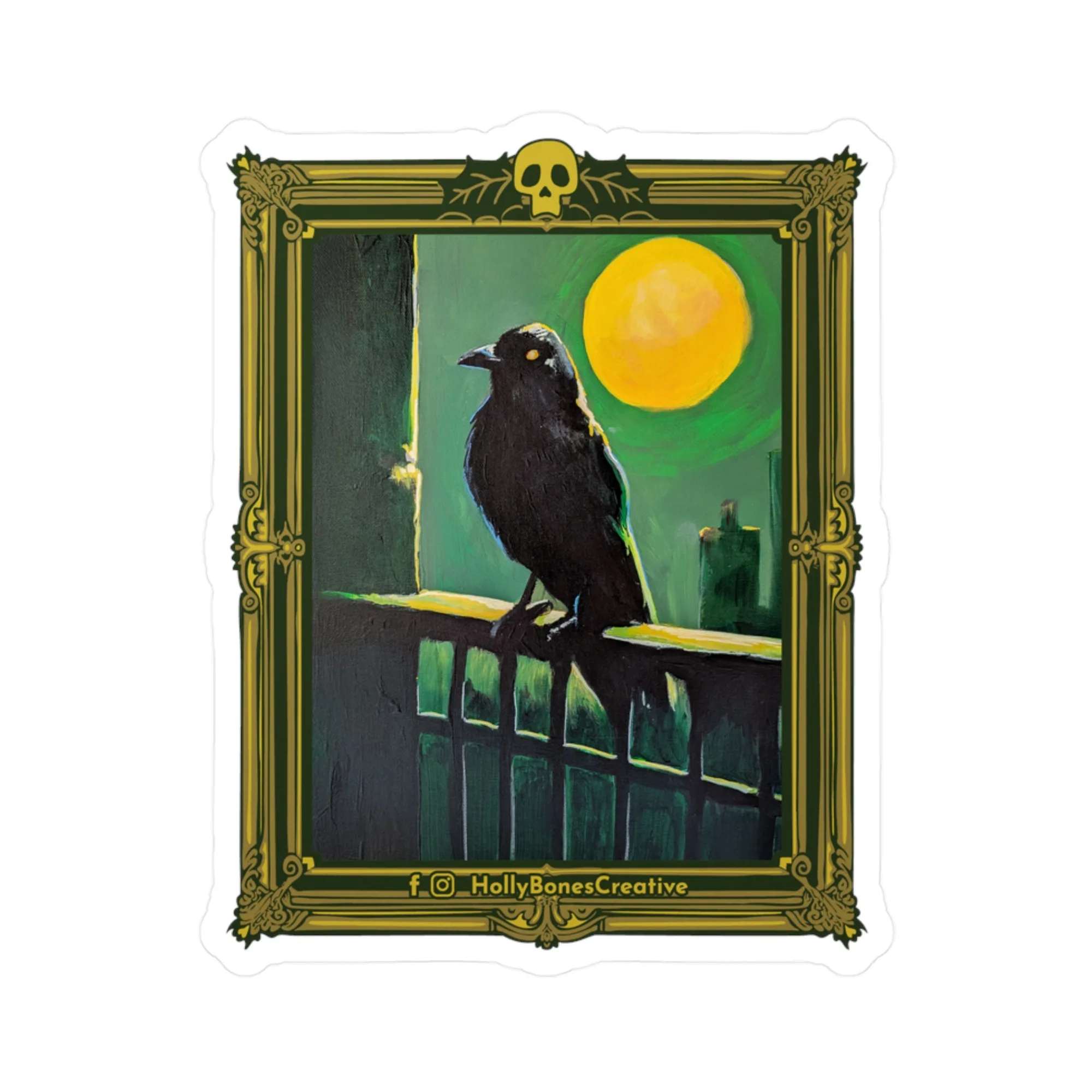 "Crow No. 1" Sticker