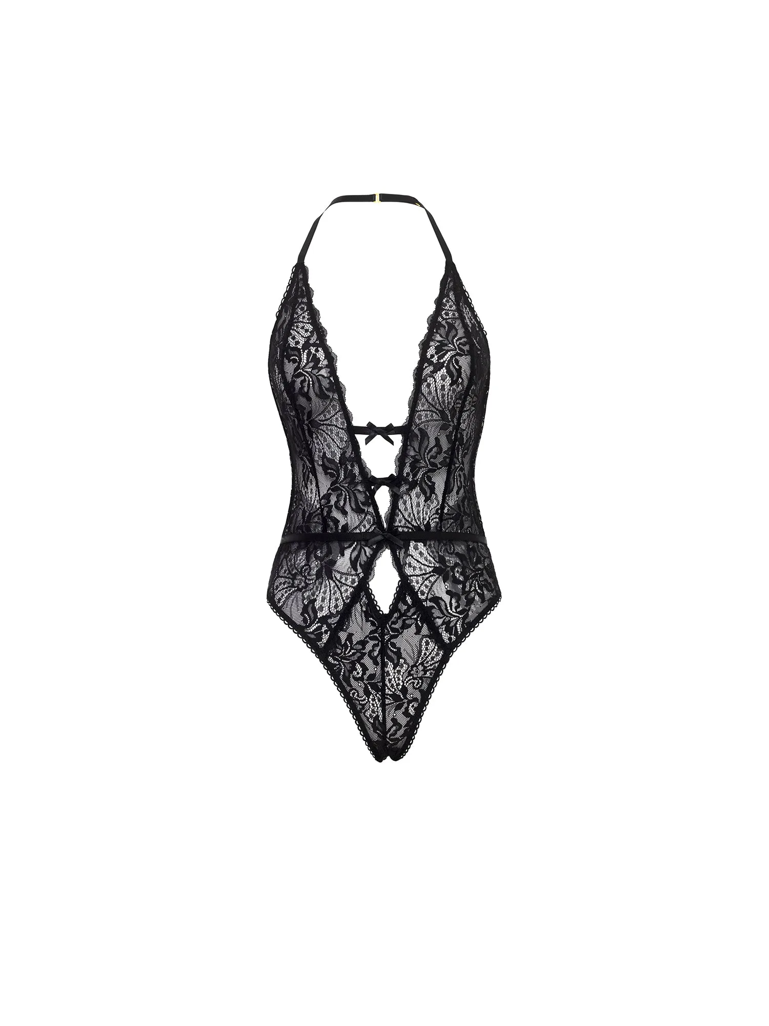 Curvy Lauren Lace Teddy
